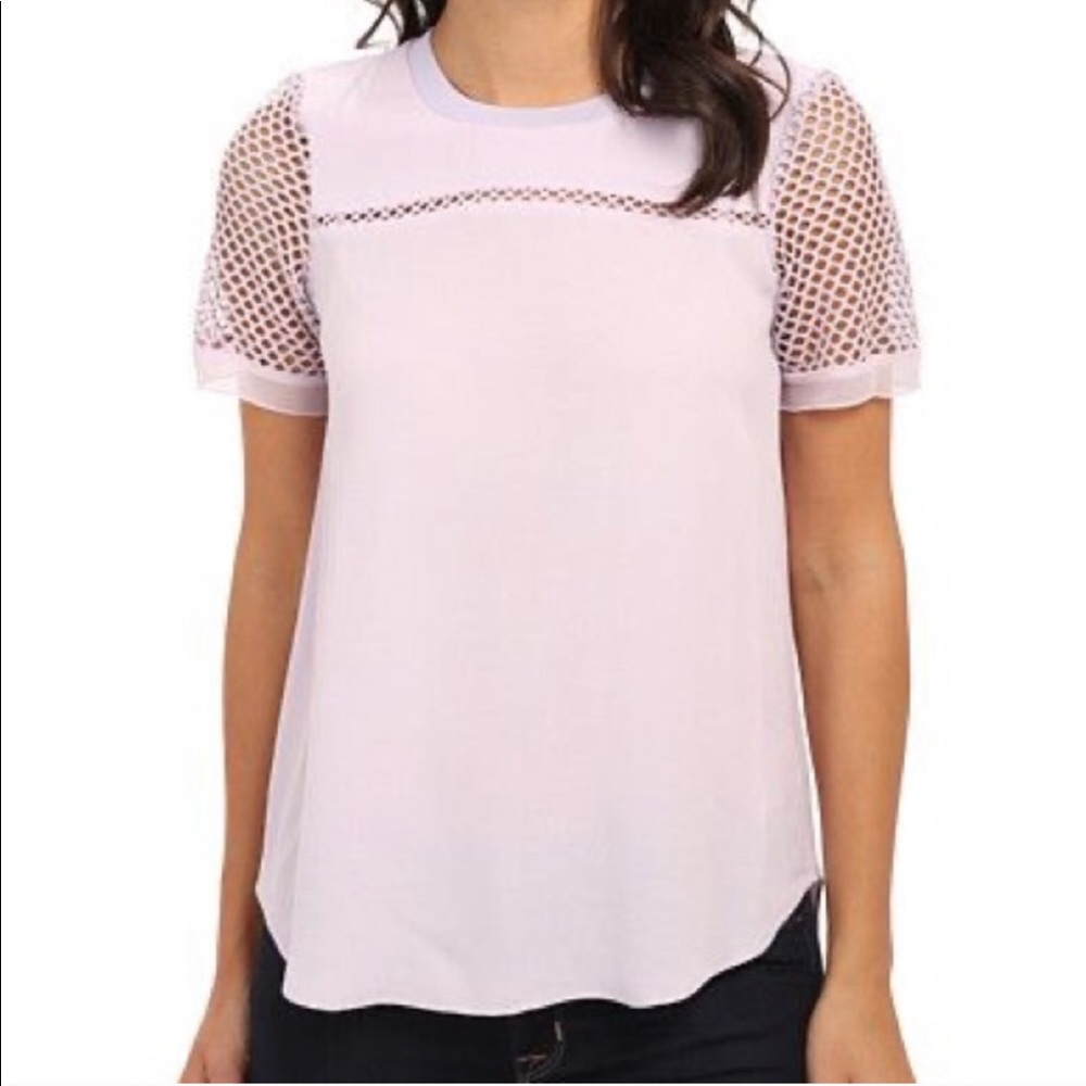 REBECCA TAYLOR: Lavender blouse